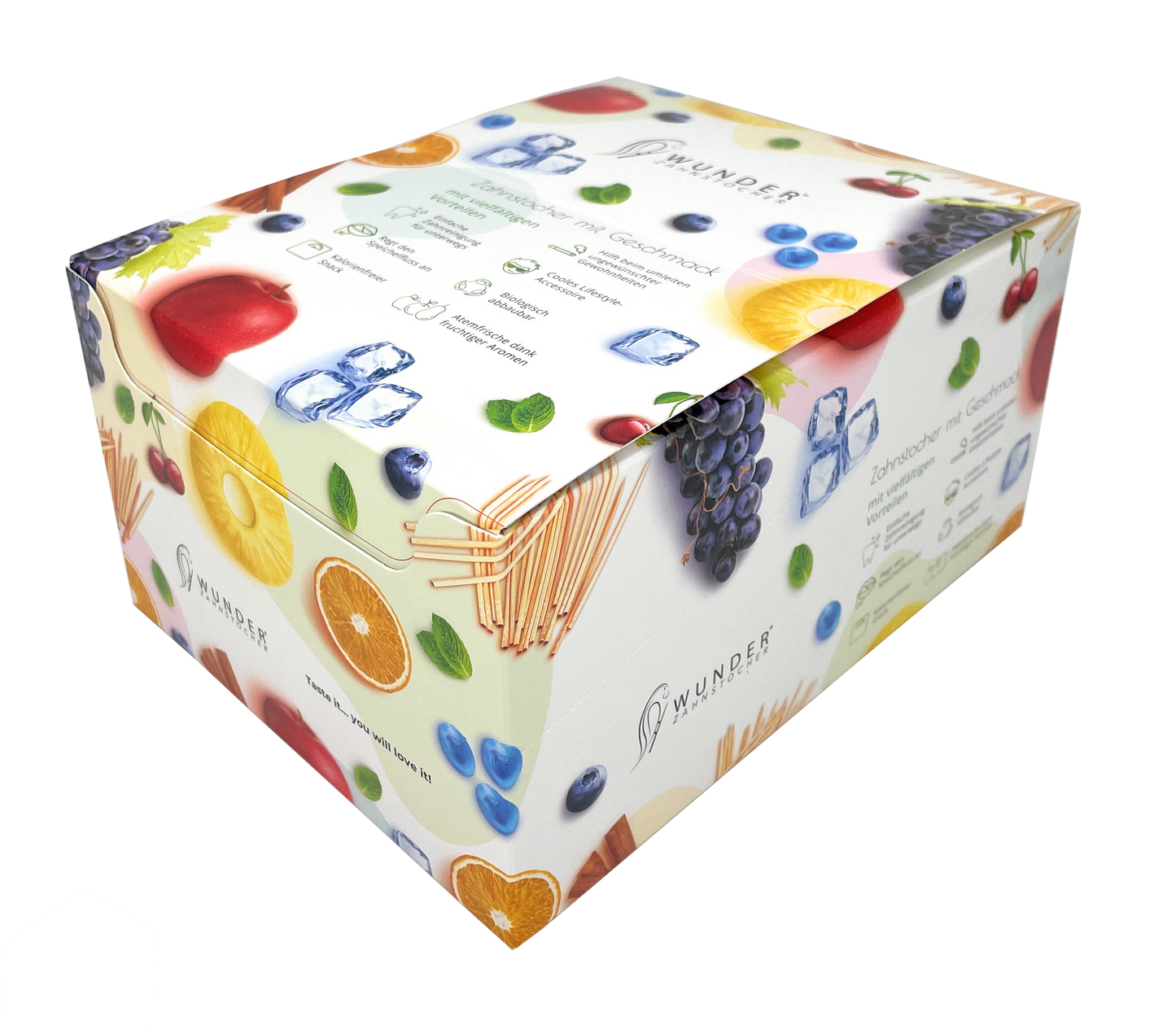 20er Display - 4er Set Metalldosen (Apfel, Blaubeere, Kirsch-Menthol, Eisbonbon)