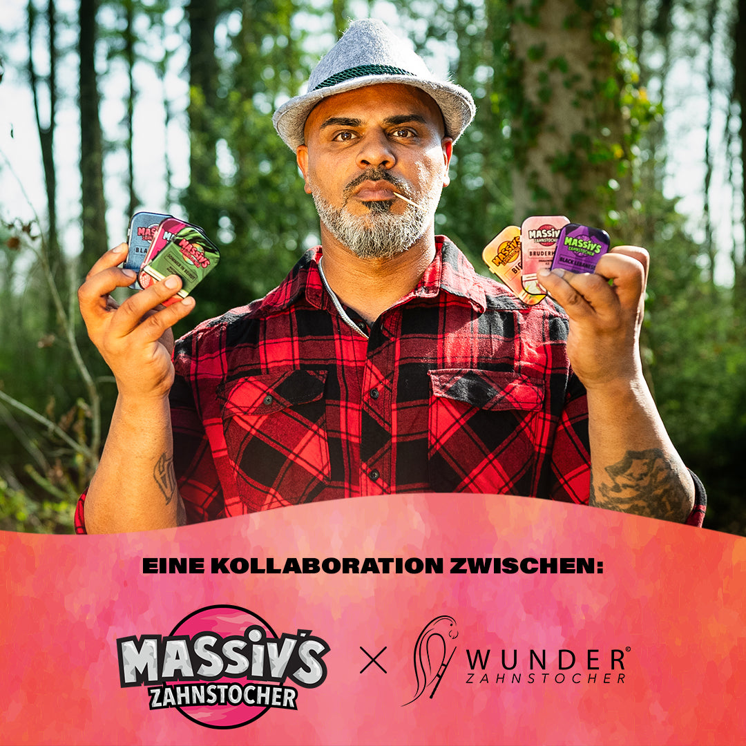 Massiv's Zahnstocher - Theken-Mix Display (50Einheiten)