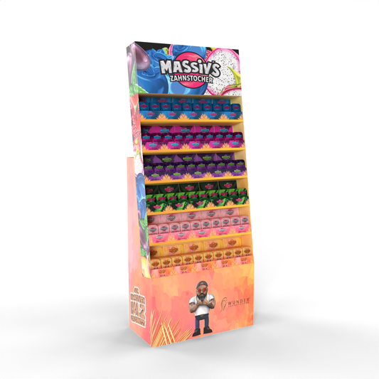 Massiv's Zahnstocher - Stand Up Display (300 Einheiten)