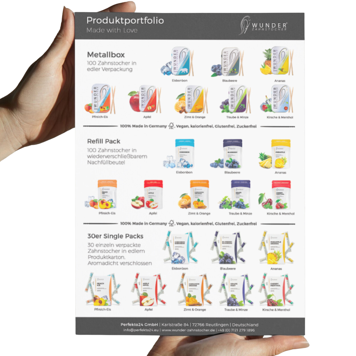 Wunder Zahnstocher Flyer