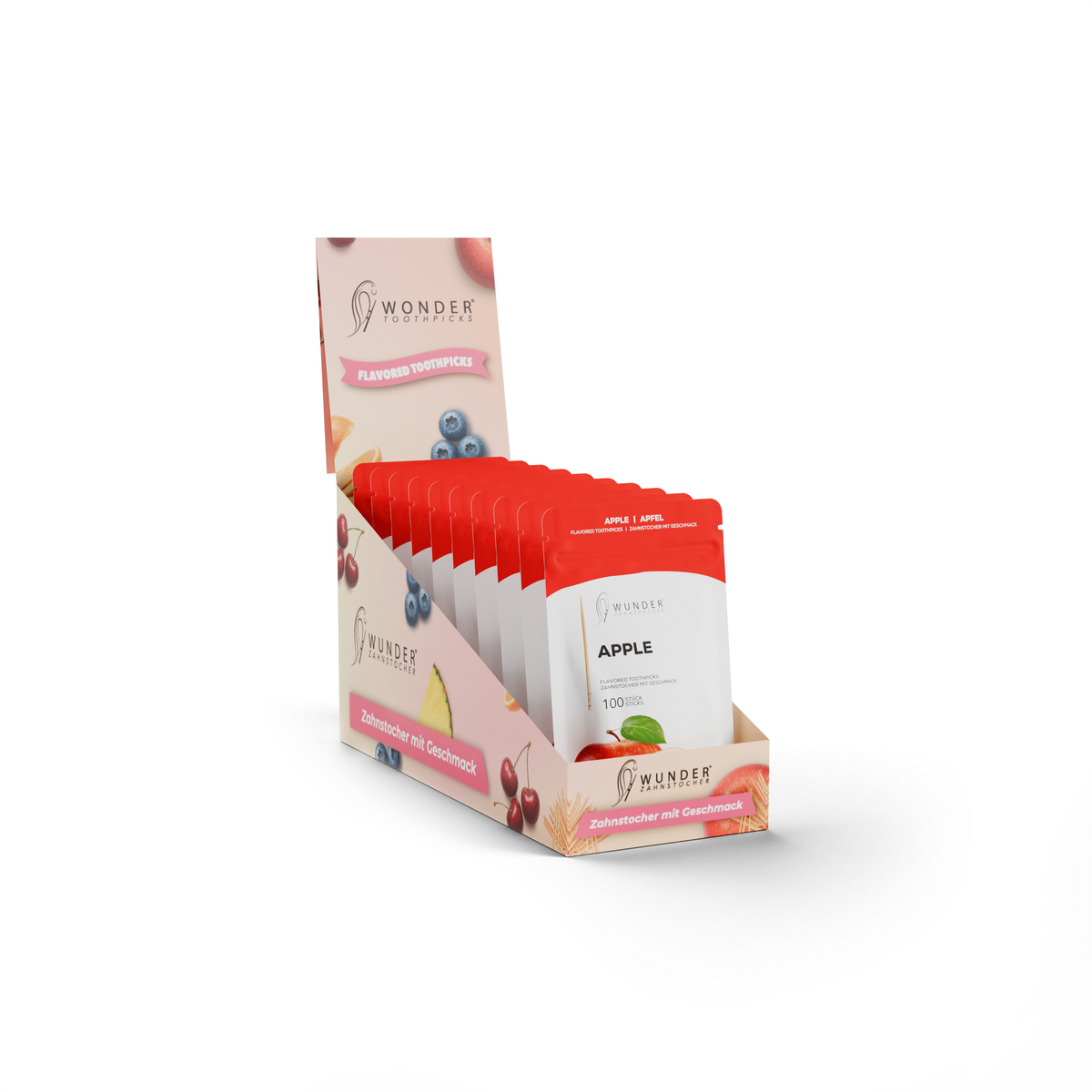 Wunder Zahnstocher – 10er Display Refill Packs