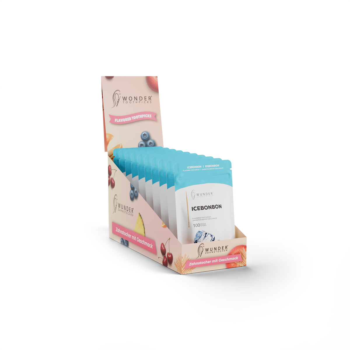 Wunder Zahnstocher – 10er Display Refill Packs