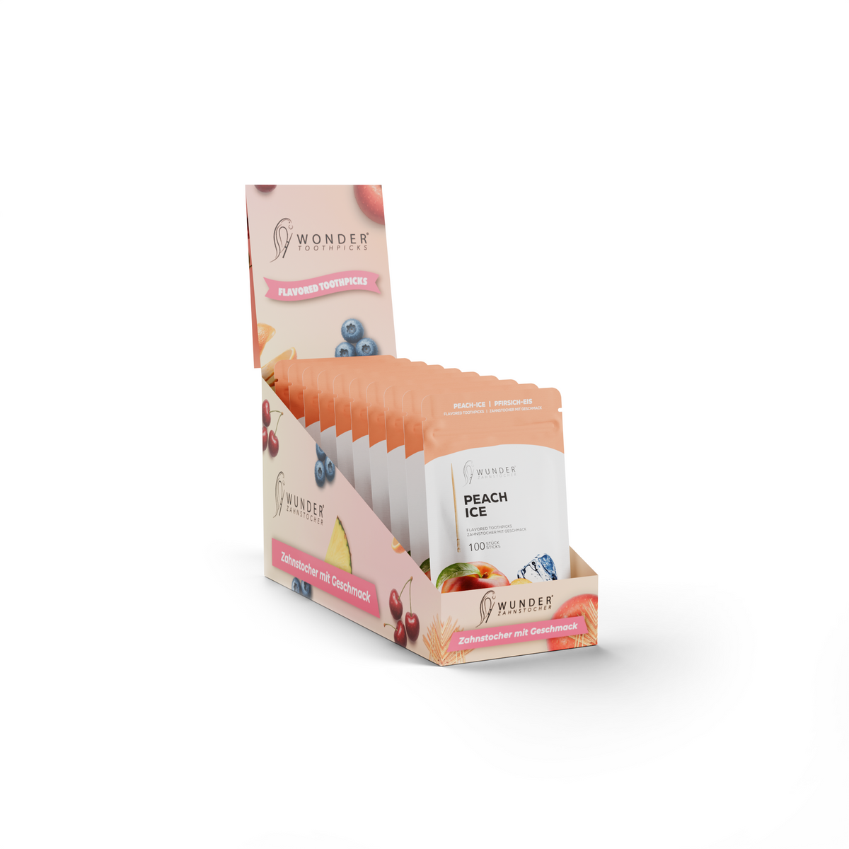 Wunder Zahnstocher – 10er Display Refill Packs