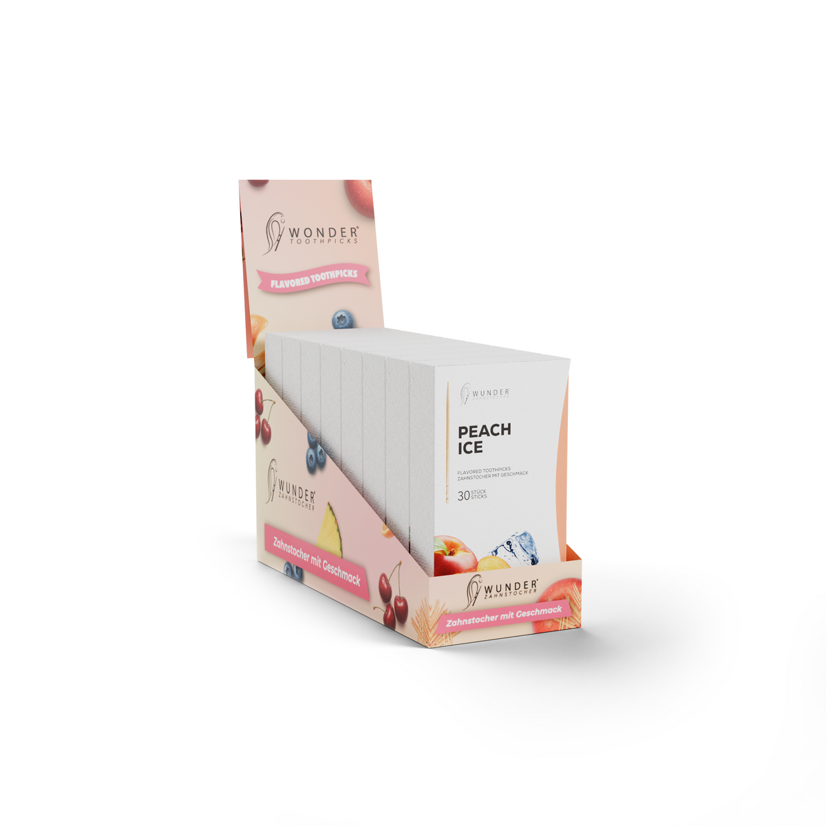 Wunder Zahnstocher – 8er Display Single Packs