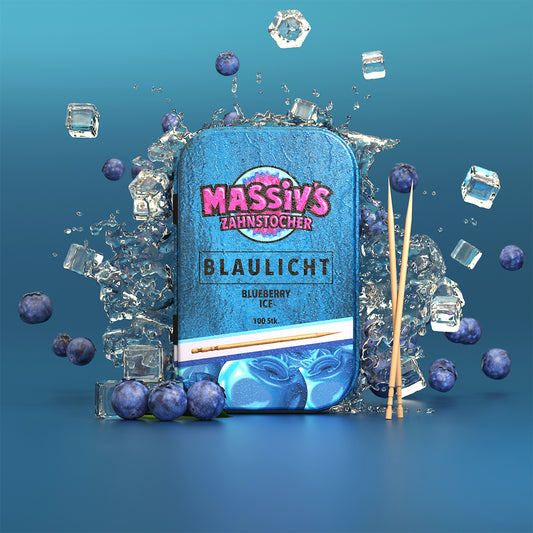 Massiv's Zahnstocher - Metalldose